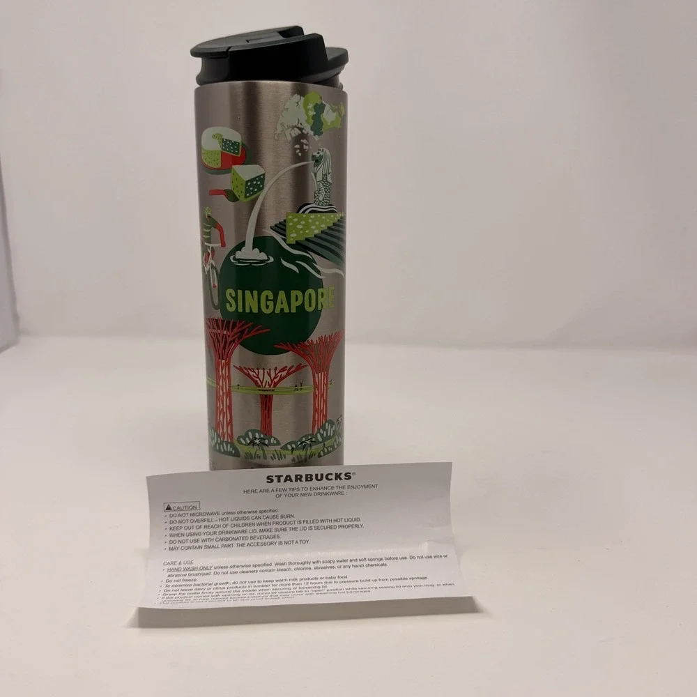 Starbucks Singapore Been There Series Stainless Steel Tumbler 16oz NEW